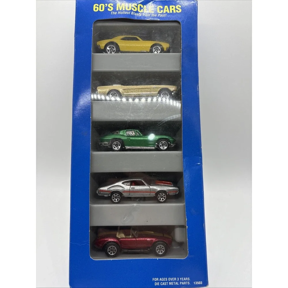 Vintage 1995 Hot Wheels - 60's Muscle Cars 5 Car Gift Pack #13503